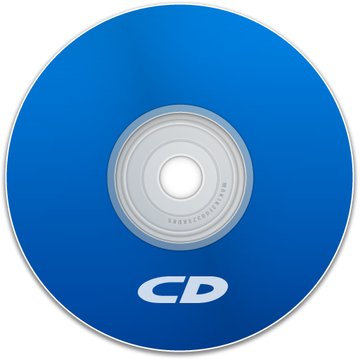 CD Blue Icon 512x512 png
